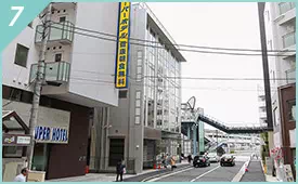 当院への道順の画像